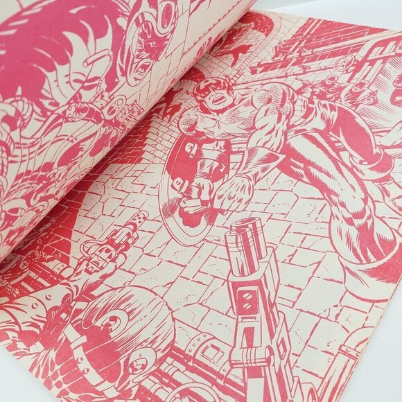 Captain America Satan's Angels French Comic Book Vintage 1979 Aredit Artima TPB - Picture 8 of 10